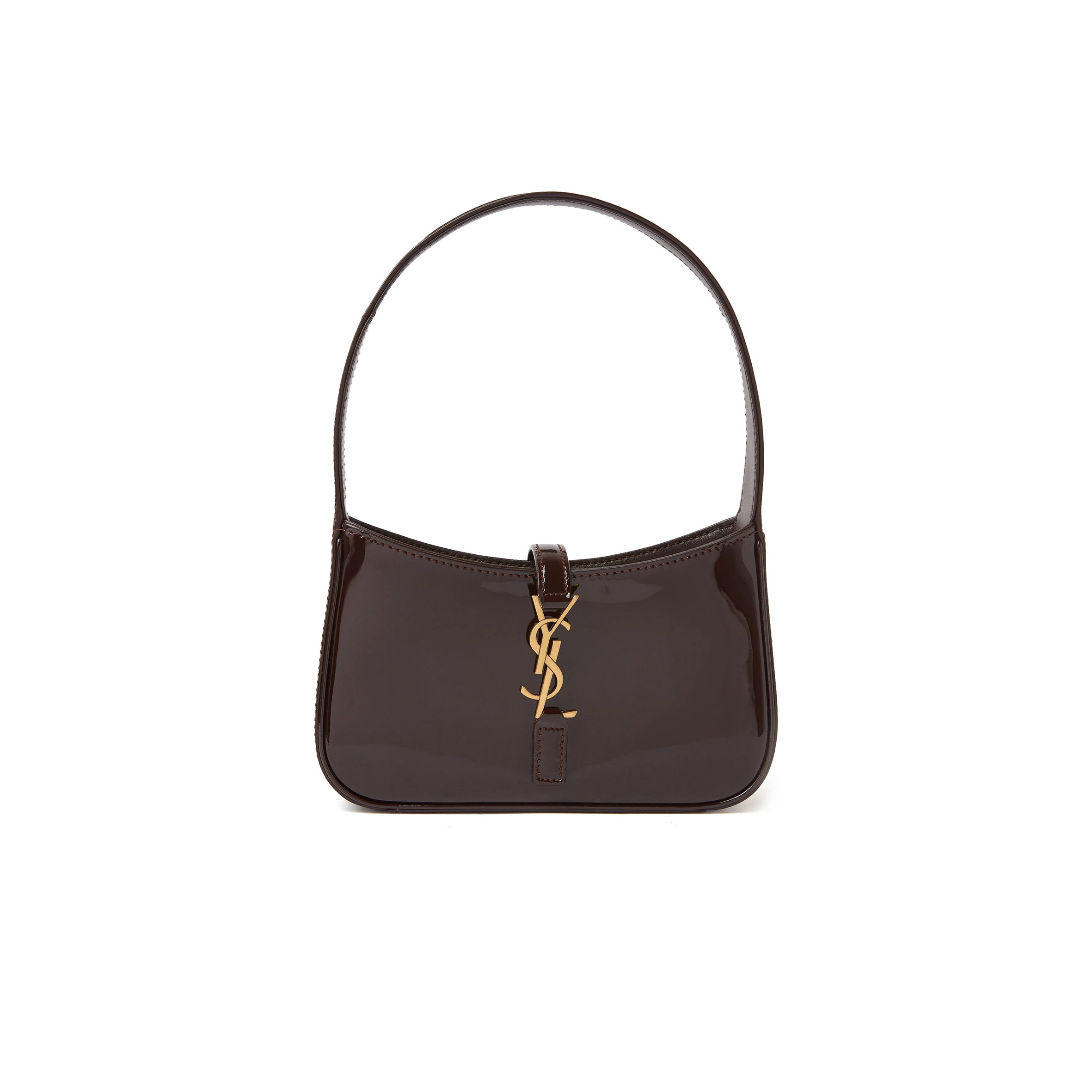 YSL MINI LE 5 À 7 IN PATENT LEATHER 710310455781 (19*11.5*4.5cm)